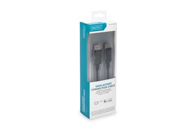 Digitus DB-340100-020-S DisplayPort-kabel DisplayPort Aansluitkabel DisplayPort-stekker, DisplayPort-stekker 2.00 m Zwart Rond, Afgeschermd (dubbel) Digitus DB-340100-020-S DisplayPort-kabel DisplayPort Aansluitkabel DisplayPort-stekker, DisplayPort-stekker 2.00 m Zwart Rond, Afgeschermd (dubbel)