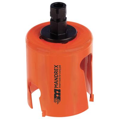 Gatzaag 48mm 60mm diep Mandrex SuperXcut TCT met Quick Adapter