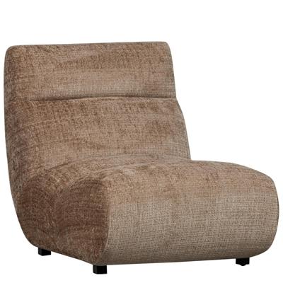 WOOOD Fauteuil 'Observe' Chenille, kleur Clay