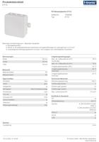 F-Tronic E113 Aftakkast (l x b x h) 85 x 85 x 40 mm Lichtgrijs IP54 10 stuk(s) - thumbnail