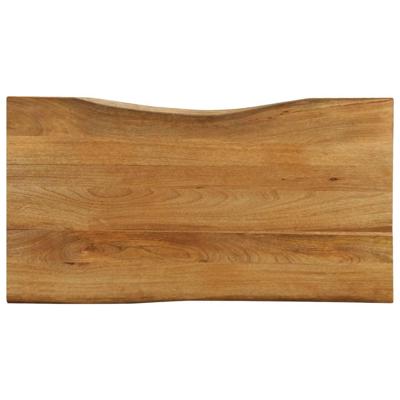 Tafelblad met natuurlijke rand 100x60x2,5 cm massief mangohout