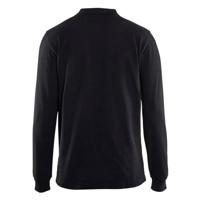 Blåkläder Poloshirt lange mouw 33881050 | Zwart | Maat M - 7330509482223 - thumbnail
