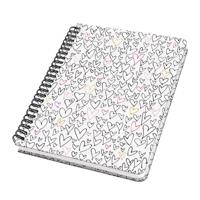 Sigel SI-SY554 Notitieboek Jolie Wild Hearts met Spiraal A5 Lijn 120 Pagina's - thumbnail