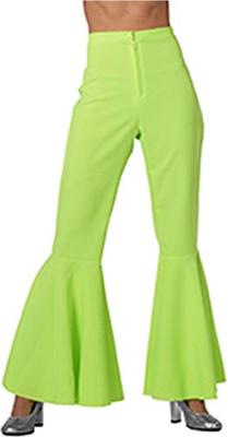 Hippie broek vrouw neon groen Jess
