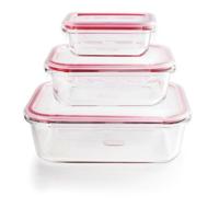Set van stapelbare en luchtdichte voedselcontainers Ibili 754750 - thumbnail