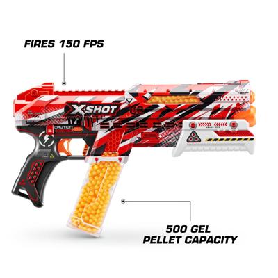 Blaster Hyper Gel - ZURU - X-SHOT Small Clutch - Automatisch en semi-automatisch - 1500 kogeltjes - Bereik 45 m/sec