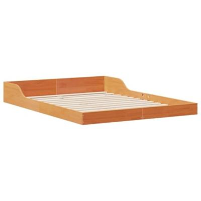 Bedframe Wasbruin 135 x 190 cm Grenenhout Bedframe Wasbruin 135 x 190 cm Grenenhout