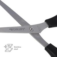 Quantore Schaar westcott buro 210mm rvs met kunststof grip groot oog - thumbnail