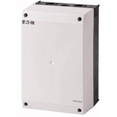 Eaton CI-K4-125-M 206897 Lege behuizing Voor montageplaat (l x b x h) 125 x 160 x 240 mm NOT-AUS Grijs-wit (RAL 7035), Zwart (RAL 9005) 1 stuk(s)