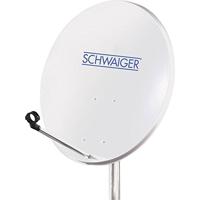 Schwaiger satellietinstallatie voor 1 satelliet - satellietschotel 60 cm, lichtgrijs, LNB - 1 aansluiting - thumbnail