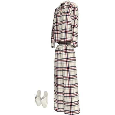 Tommy Hilfiger Dames flanellen Pyjama lange mouw - Giftset