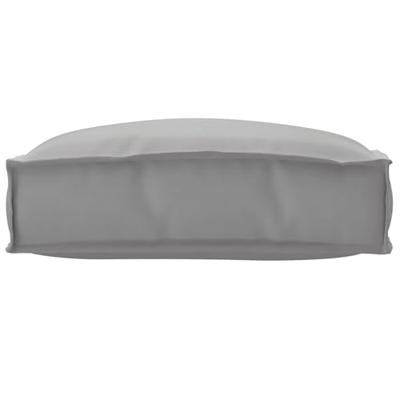 VidaXL Kussen grijs 50 x 50 x 12 cm oxford stof