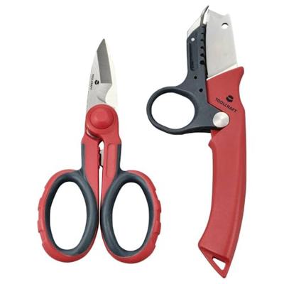 TOOLCRAFT TO-9626415 Kabelmes-schaarset 139 mm, 170 mm