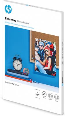 HP Everyday fotopapier ft A4, 200 g, pak van 25 vel, glanzend - thumbnail