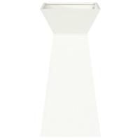 Pilaar Plantenbak 2 pcs Wit 35 x 35 x 73 cm Staal - thumbnail
