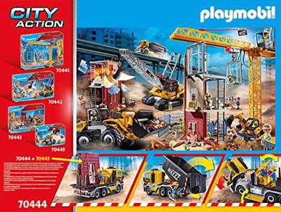 PLAYMOBIL City Action vrachtwagen met wissellaadbak 70444