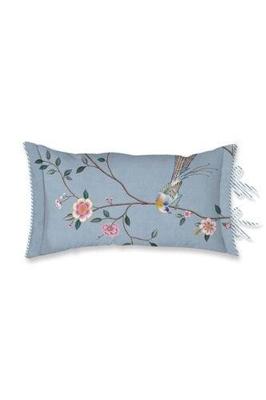 Pip Studio Pip Studio Bamboo Blossom Cushion Licht blauw 35x60 cm