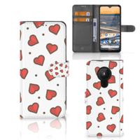 Nokia 5.3 | Telefoon Hoesje | Hearts - thumbnail