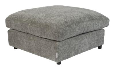 Zuiver Hocker 'Sense' Chenille, kleur Antraciet