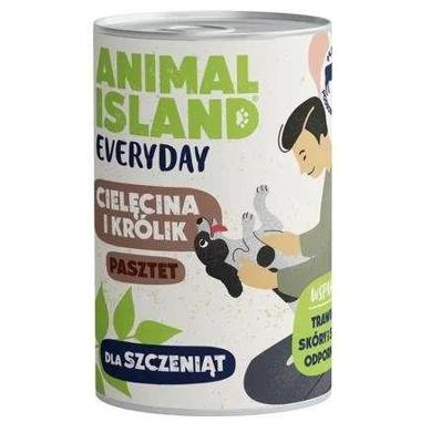 ANIMAL ISLAND Everyday Puppy Veal and rabbit - natvoer voor honden - 400g