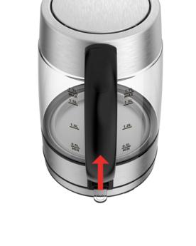 Tefal KI772D waterkoker 1,7 l 2400 W Roestvrijstaal, Transparant