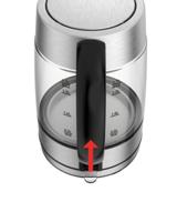 Tefal KI772D waterkoker 1,7 l 2400 W Roestvrijstaal, Transparant - thumbnail