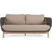 Kave Home 3-zits Tuinbank 'Catalina' 170cm, kleur Donkergroen - thumbnail