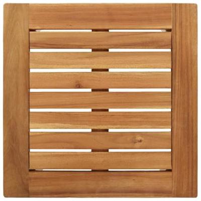 Ligstoel 3 pcs Bruin Massief Acaciahout