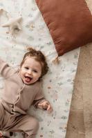 Ballonnen nomadisch matras - 120 x 60 x 4 cm - Wit - TINO - thumbnail