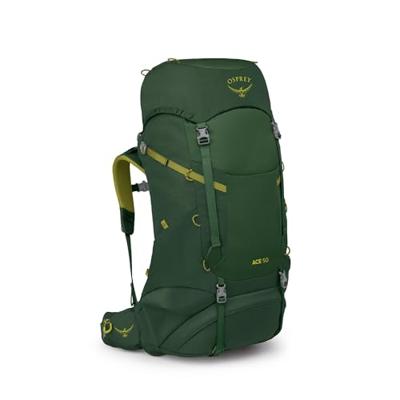 Osprey Ace 50 Backpack Kinderen Green Canopy/Matcha Green 50L