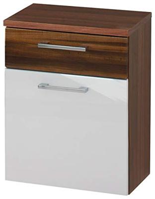 Lage badkamerkast Ilse Antraciet Walnoot Lage badkamerkast Ilse Antraciet Walnoot