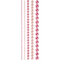 Creativ Company Halve plakparels roze 2-8mm, 140st. - thumbnail