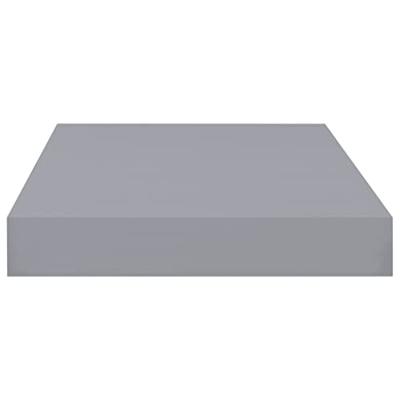 VidaXL Wandschappen zwevend 4 st 40x23,5x3,8 cm mdf grijs VidaXL Wandschappen zwevend 4 st 40x23,5x3,8 cm mdf grijs
