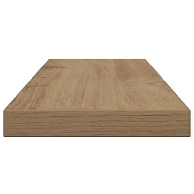 Wandschappen 4 st 60x10x1,5 cm bewerkt hout artisanaal eiken