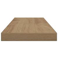 Wandschappen 4 st 60x10x1,5 cm bewerkt hout artisanaal eiken - thumbnail