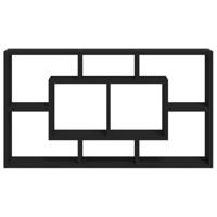 Wandschap 8 vakken zwart - thumbnail