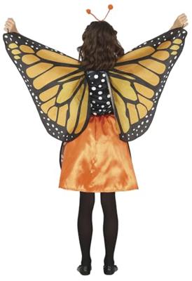 Meisjeskostuum Vlinder met Vleugels Oranje