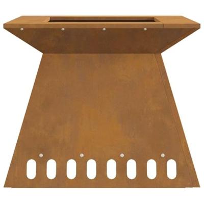 Vuurkorf Bruin 48 x 48 x 40 cm Cortenstaal