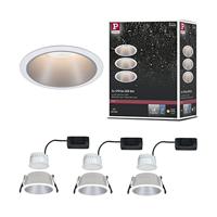 Paulmann 93410 Cole Coin Inbouwlamp Set van 3 stuks LED 6 W Wit, Zilver - thumbnail