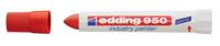Viltstift edding 950 pasta rond 10mm rood - thumbnail