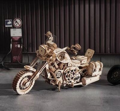 Robotime Cruiser Motorcycle DIY Miniatuur Knutselen - thumbnail