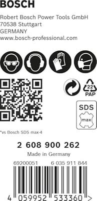 Bosch Accessories EXPERT SDS max-8X 2608900262 Hamerboor 5-delig 16.00 mm Gezamenlijke lengte 540 mm SDS-Max 5 stuk(s) - thumbnail