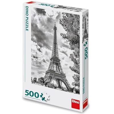 DinoToys Dino puzzel black and white eiffeltoren parijs- 500 stukjes DinoToys Dino puzzel black and white eiffeltoren parijs- 500 stukjes