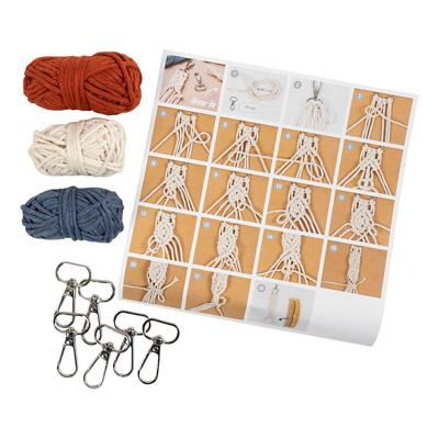 Creativ Company Mini hobbyset macramé, sleutelhangers, 1 doos