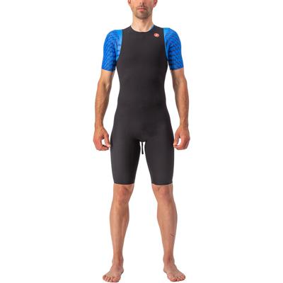 Castelli Elite Swim Skin korte mouw zwart heren M Castelli Elite Swim Skin korte mouw zwart heren M