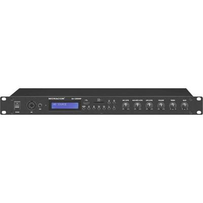 Monacor SA-130DMP PA-versterker RMS vermogen per kanaal op 4 Ω: 70 W Monacor SA-130DMP PA-versterker RMS vermogen per kanaal op 4 Ω: 70 W