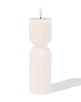 HEMA Led vormkaars ⌀6.2x23cm diabolo ivoor (ivoor)