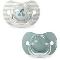 Set van 2 symmetrische fopspenen - SUAVINEX - Birdies - SX Pro - 18 maanden en ouder - Groen - thumbnail