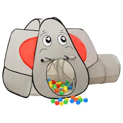 VidaXL Kinderspeeltent met 250 ballen olifant 174x86x101 cm grijs VidaXL Kinderspeeltent met 250 ballen olifant 174x86x101 cm grijs