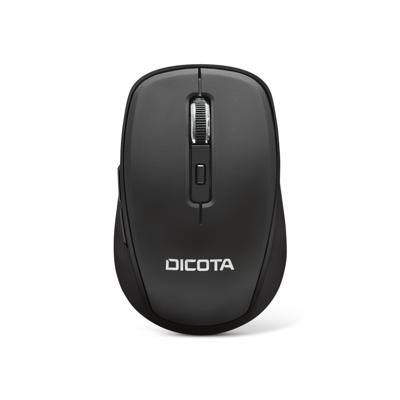 Dicota TRAVEL Muis Bluetooth Optisch Zwart 5 Toetsen 800 dpi, 1200 dpi, 1600 dpi